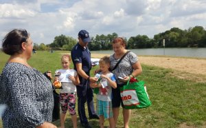 Działania profilaktyczne na kąpielisku w Pępowie #2